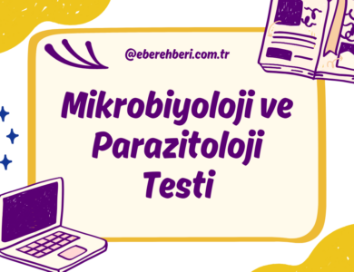 Mikrobiyoloji ve Parazitoloji Testi